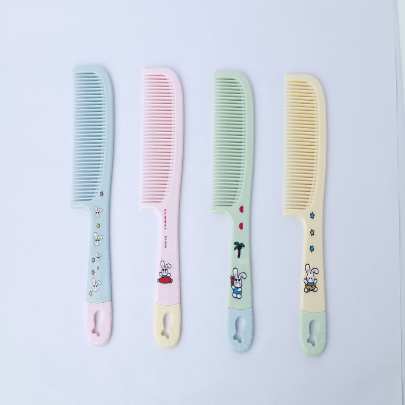 Cartoon printed hair comb (set of 4)