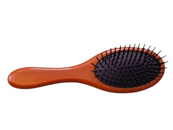 Beutifly Hair Accessories Pocket Friendly wood style hair brush