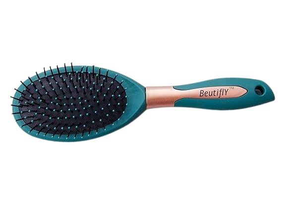 Beutifly Hair Accessories Green mirror round hairbrush