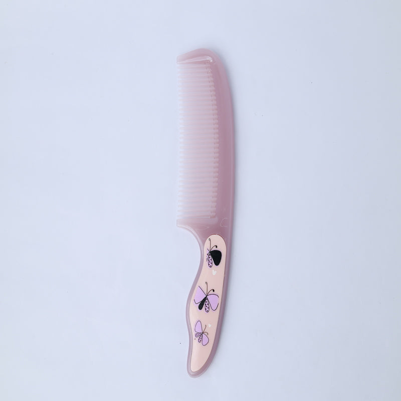 Jelly butterfly printed hair comb (set of 3)