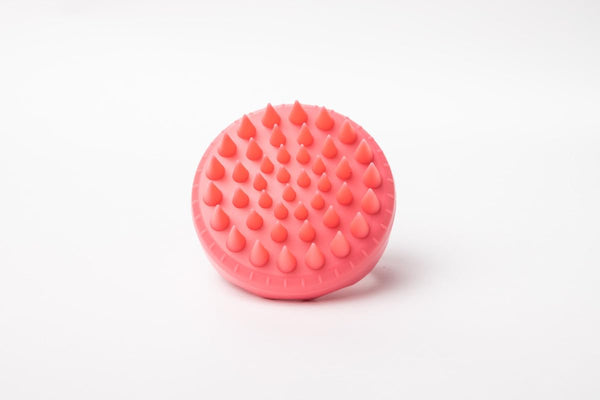 Beutifly Hair Accessories | air Scalp Manual Massager Shampoo Brush with Soft Silicone Bristles for Anti Dandruff, Exfoliating Care (Pink)