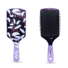 Beutifly Hair Accessories Feather designed hair brush | Designer Hair Brush | Suitable For All Hair Types | Hair Brush Styling Hair |Hair Brush for Men & Women