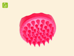 Beutifly Hair Accessories | air Scalp Manual Massager Shampoo Brush with Soft Silicone Bristles for Anti Dandruff, Exfoliating Care (Pink)